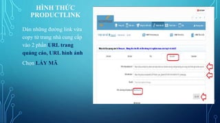 Hướng dẫn lấy mã code trên hệ thống accesstrade | PPTX