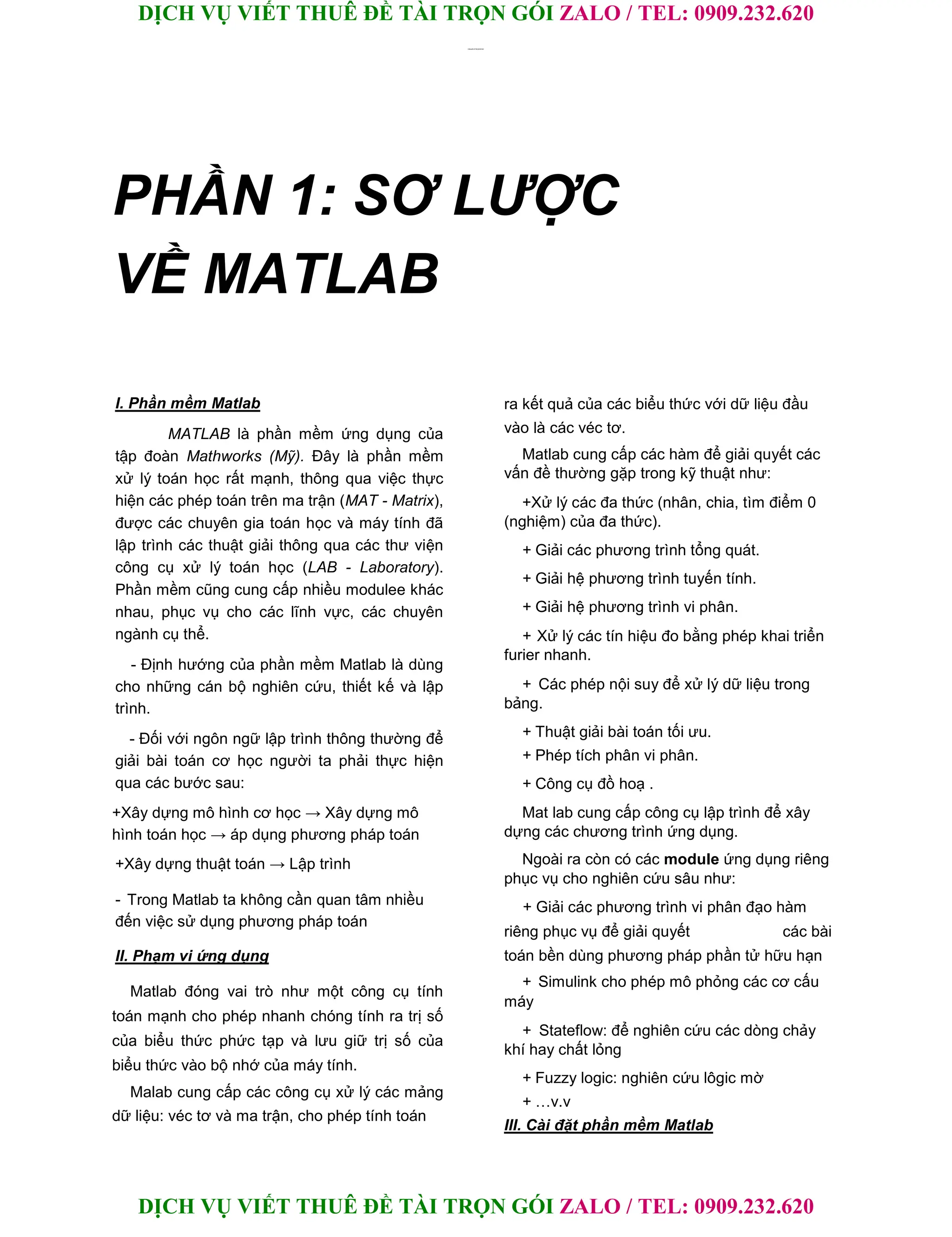 Hướng dẫn sử dụng MATLAB Simulink và ứng dụng điều khiển các hệ thống ...