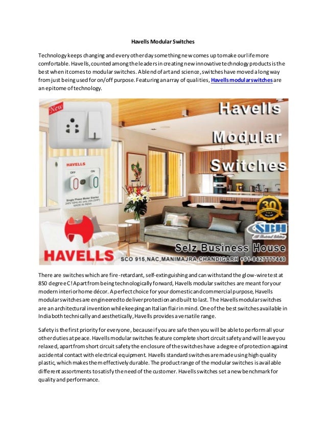 Havells Modular Switches