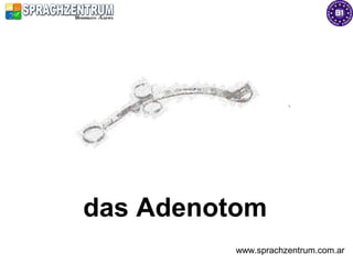 das Adenotom
         www.sprachzentrum.com.ar
 