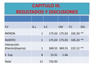 CAPITULO III. RESULTADOS Y DISCUSIONES