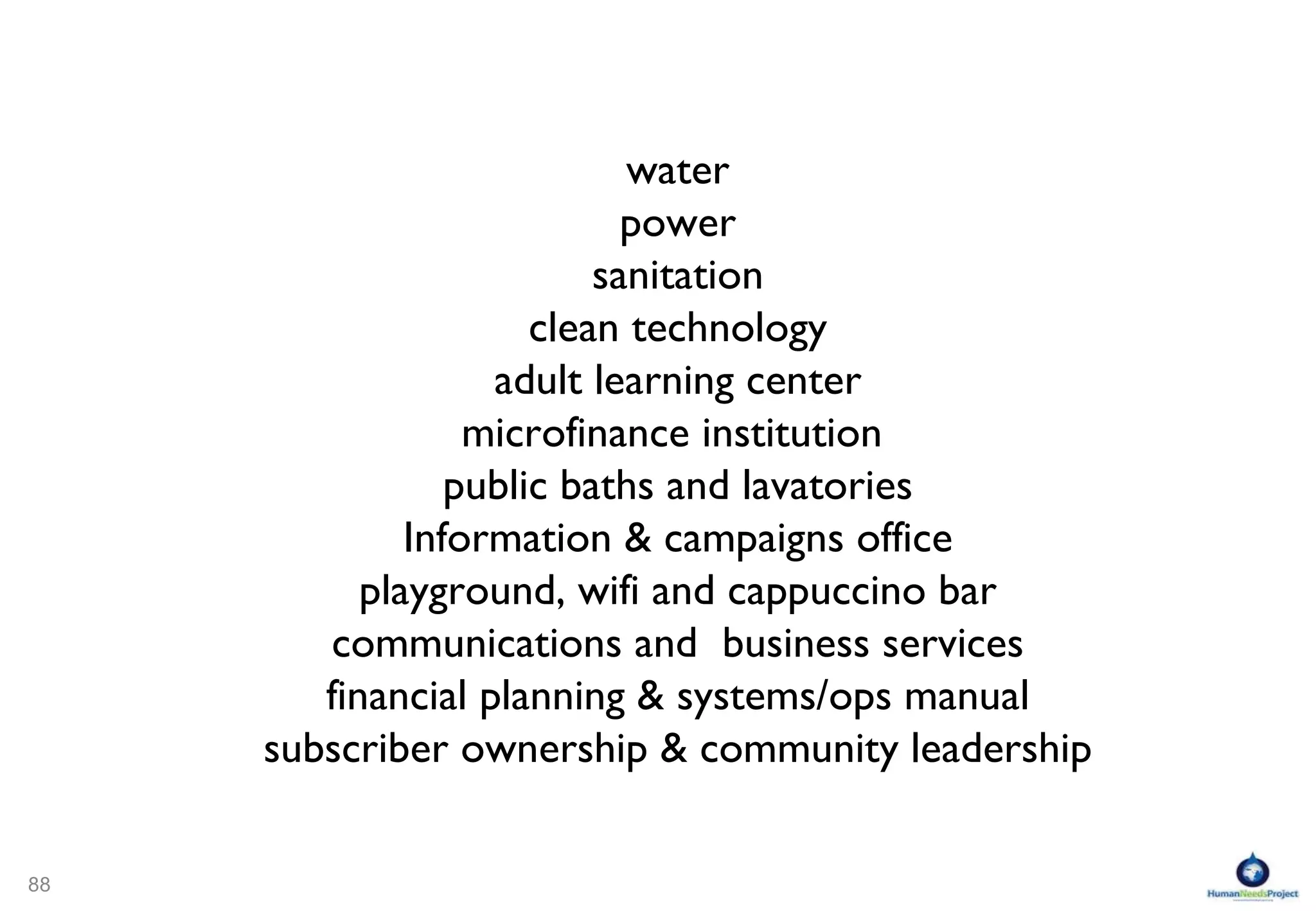 Why should a business in Kibera be any less diligent in ensuring its success than any other business in the US? 