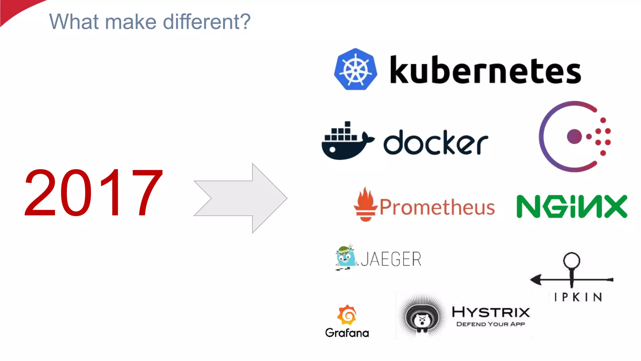 What make different?
2017
 