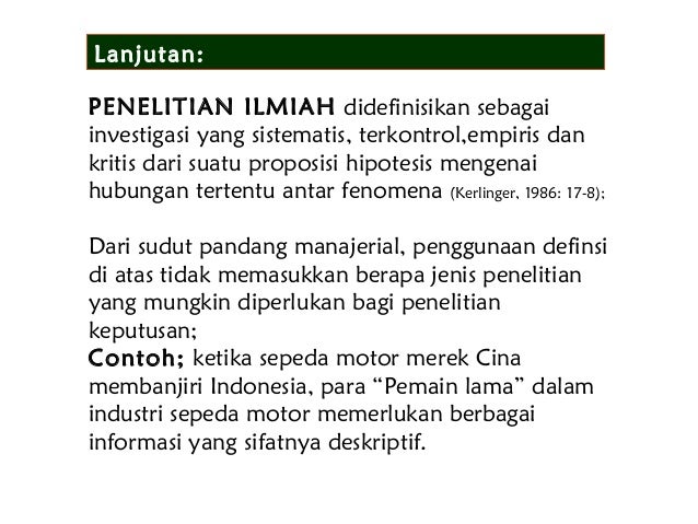 Pengantar Penelitian