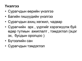 “Хүүхэд байгалийн  нөхөр “ сэдэвт ажилд  хувь нэмрээ  оруулах,  үүргээ ухамсарлах ойлголтыг   сурагчдад  төлөвшүүлнэ. Сурагчдын өмнөх  мэдлэгт тулгуурлан  “ “Хүрээлэн буй орчин гэж  юуг хэлэх вэ?”гэсэн асуудал дэвшүүлэн  ярилцана. 