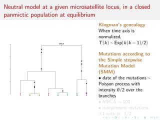 Getting approximative 
Case of a well-de 
