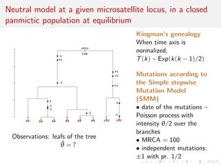 ned statistical model where the likelihood 
function 
`(jy) = f (y1, . . . , ynj) 
is out of reach 
Empirical A to the original B problem 
I Degrading the data precision down to tolerance level  
I Replacing the likelihood with a non-parametric approximation 
I Summarising/replacing the data with insucient statistics 
 