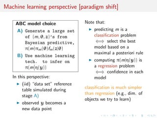 Which summary? 
Fundamental diculty of the choice of the summary statistic when 
there is no non-trivial sucient statistics [except when done by the 
experimenters in the  