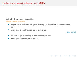 cation tree: 
Algorithm 1 CART 
start the tree with a single root 
repeat 
pick a non-homogeneous tip v such that Q(v)6= 1 
attach to v two daughter nodes v1 and v2 
for all covariates Xj do 
 