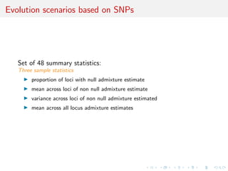 nd the rule Xj  tj that minimizes N(v1)Q(v1)+N(v2)Q(v2) in j and set 
this best rule to node v 
until all tips v are homogeneous (Q(v) = 0) 
set the labels of all tips 
where Q is Gini's index 
Q(vi ) = 
XM 
y=1 
^p(vi , y) f1 - ^p(v,y)g . 
 