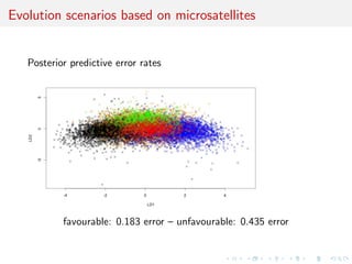 ne a natural distance for ABC sample via 
agreement frequency 
 