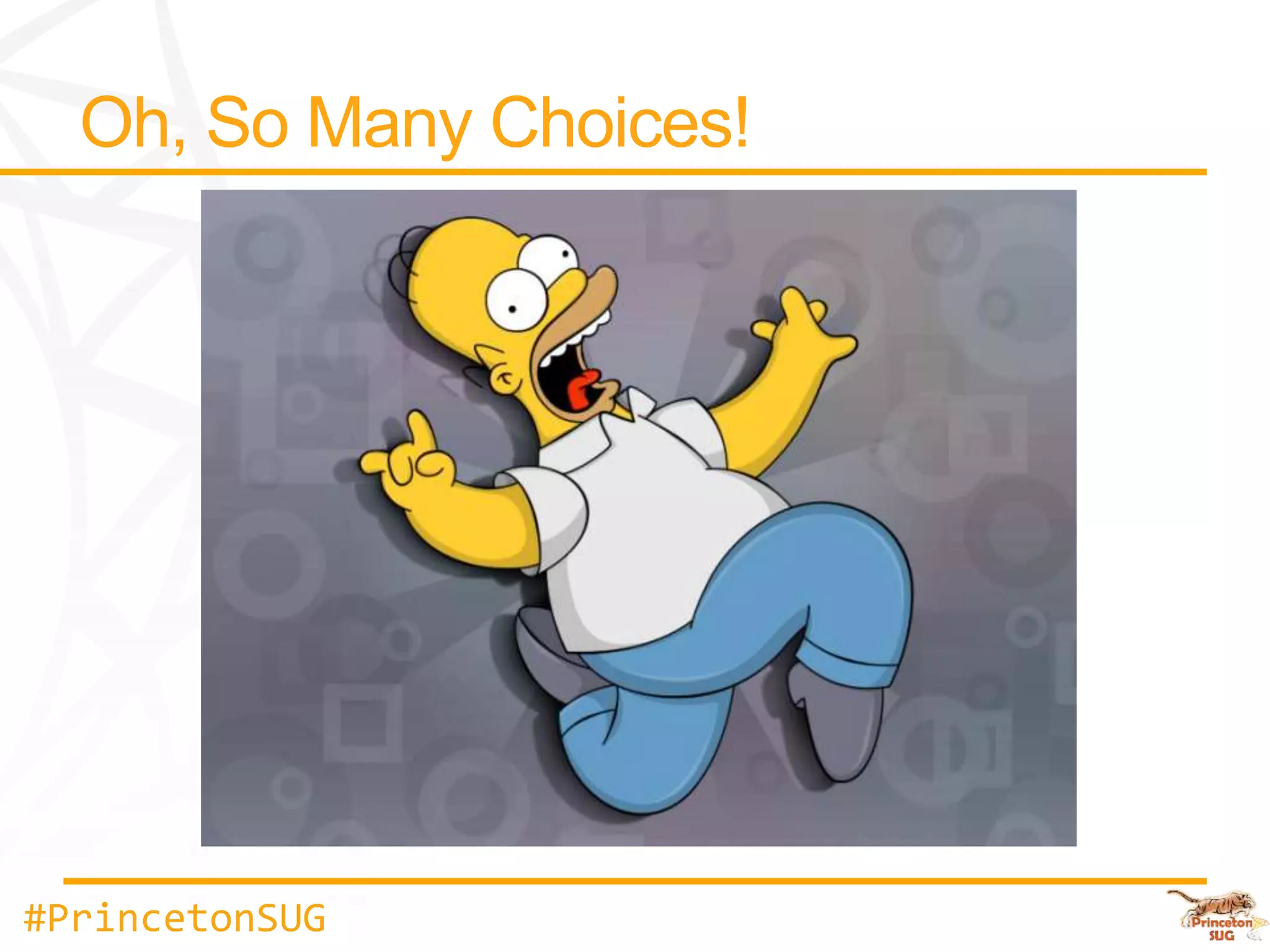 #PrincetonSUG
 