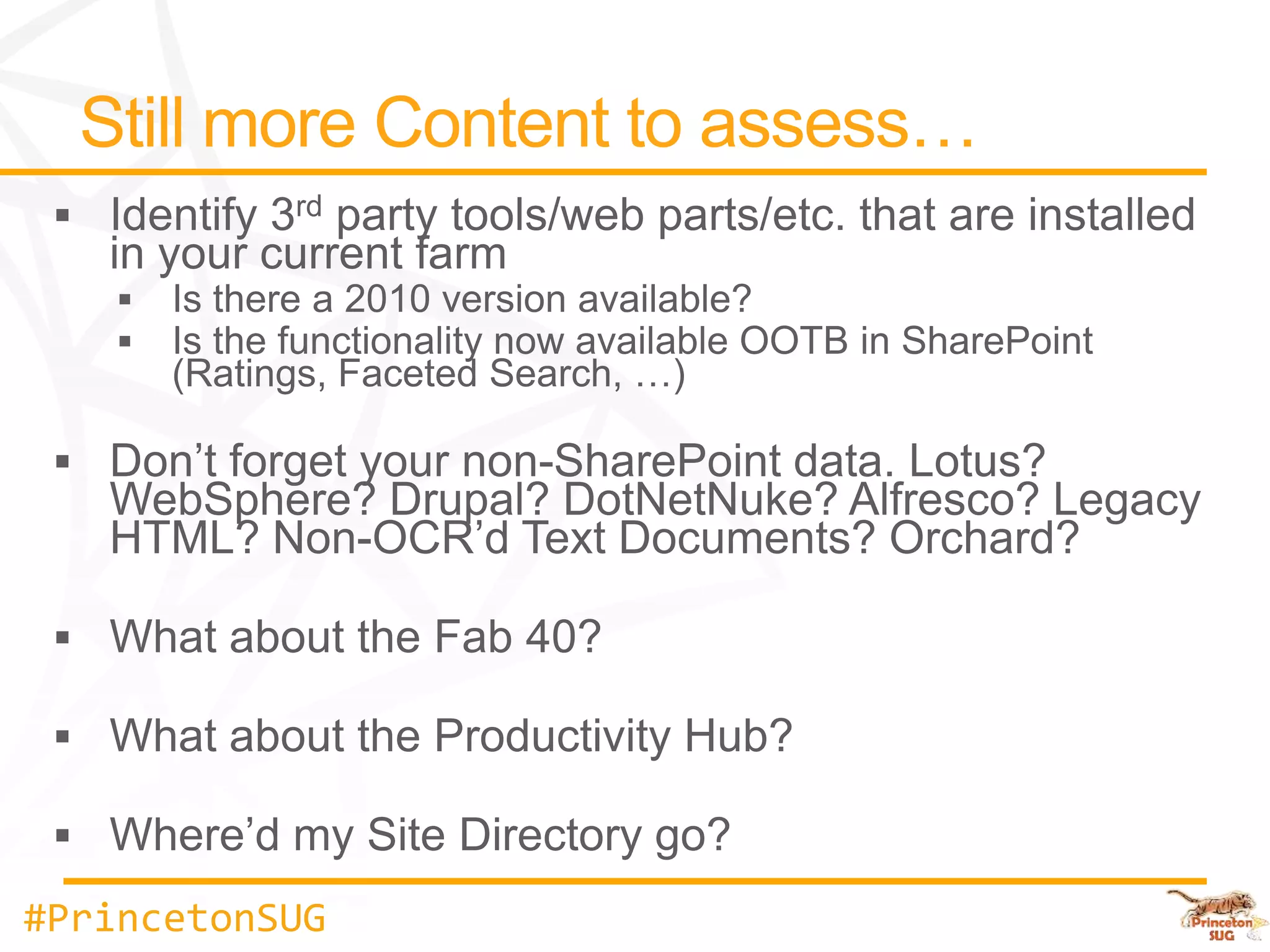 #PrincetonSUG
 