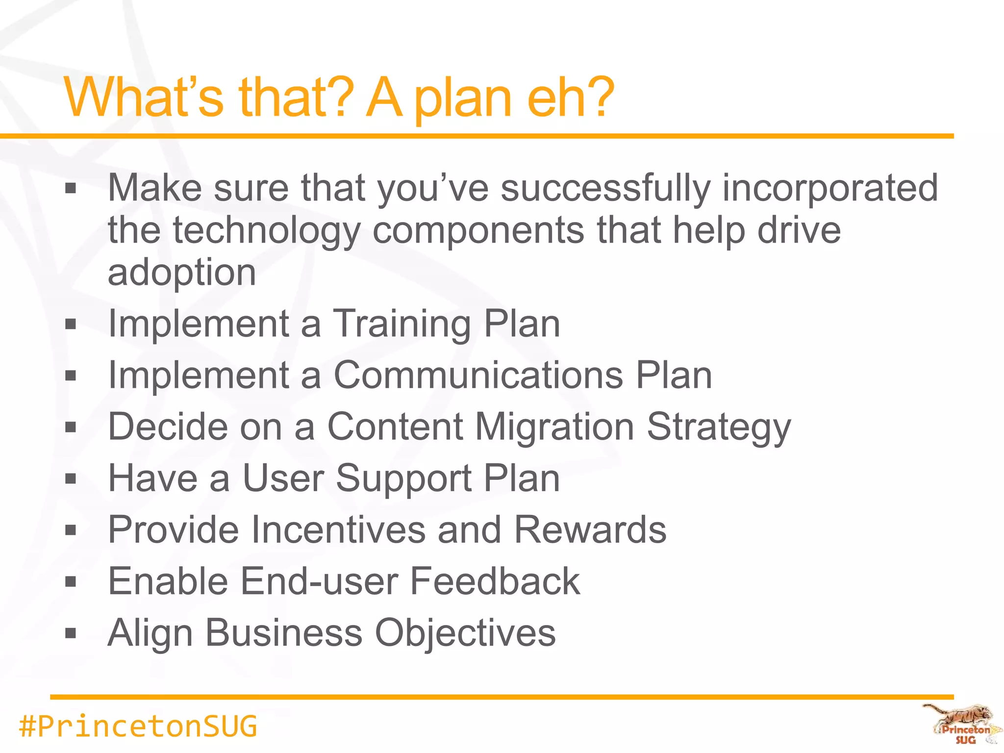 #PrincetonSUG
 