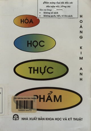 Hoa hoc thuc pham