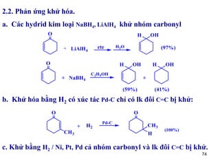 Hoa huu co dan xuat carbonyl | PPT