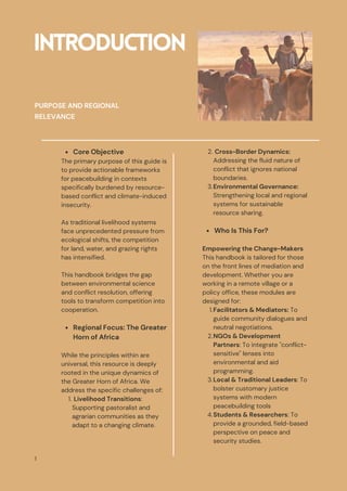 Peacebuilding and Resource Conflict Management in the Greater Horn of ...