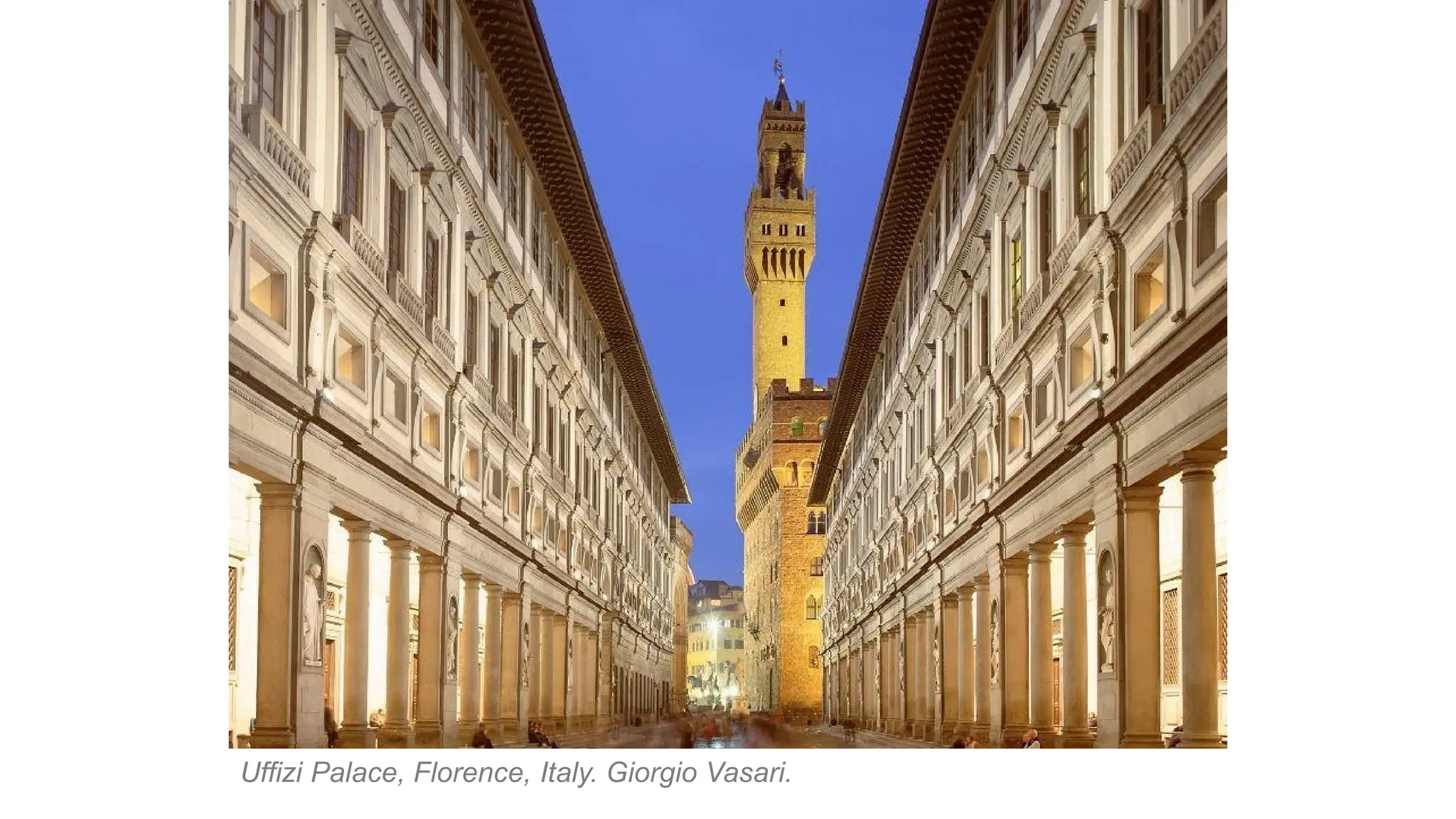 Uffizi Palace, Florence, Italy. Giorgio Vasari.
 