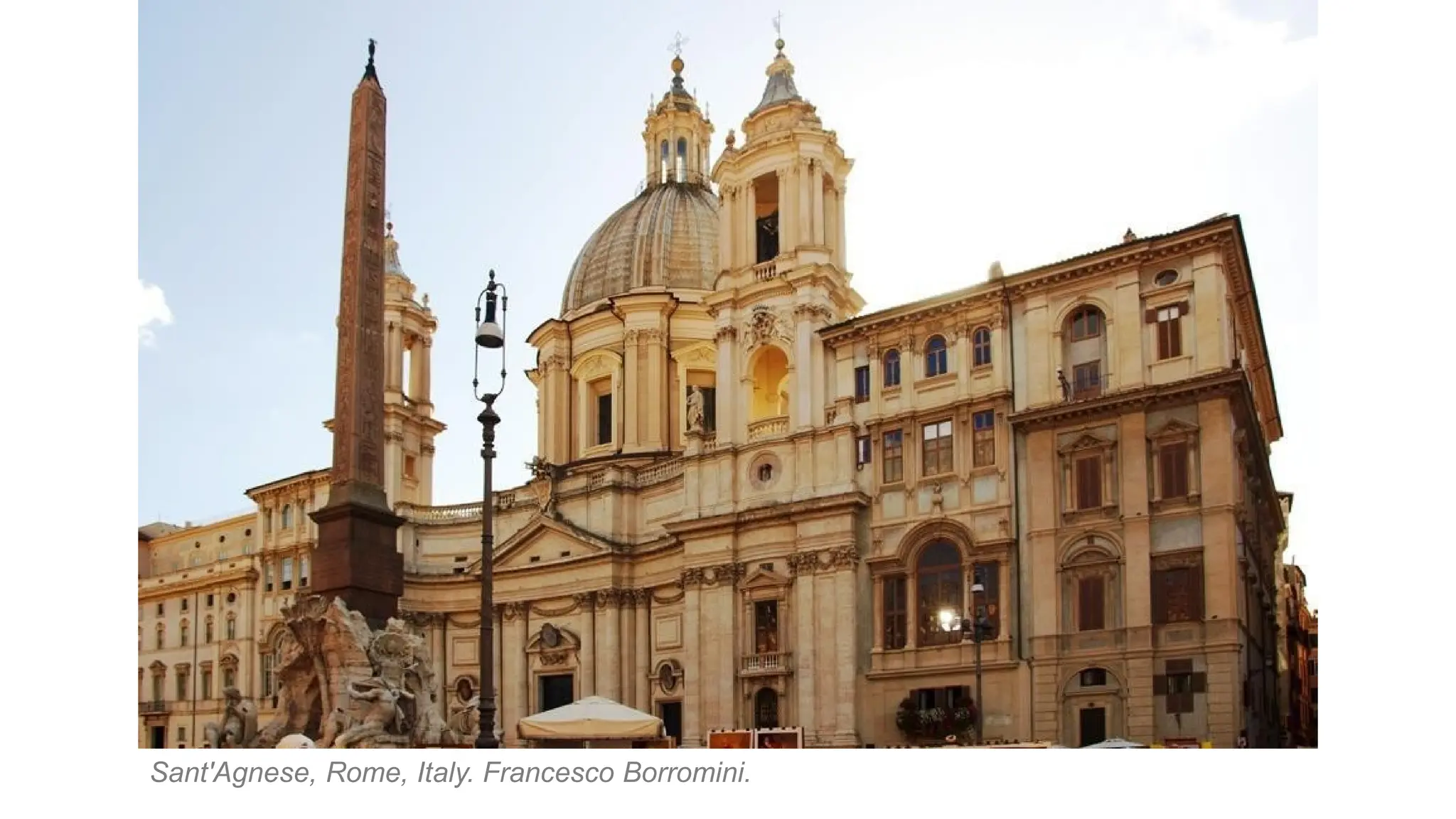 Sant'Agnese, Rome, Italy. Francesco Borromini.
 