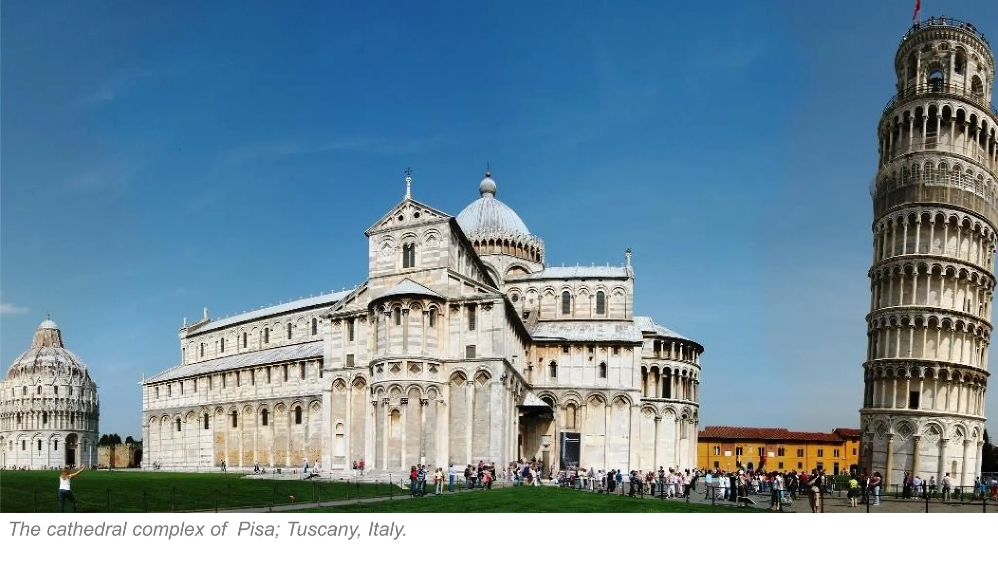 The cathedral complex of Pisa; Tuscany, Italy.
 