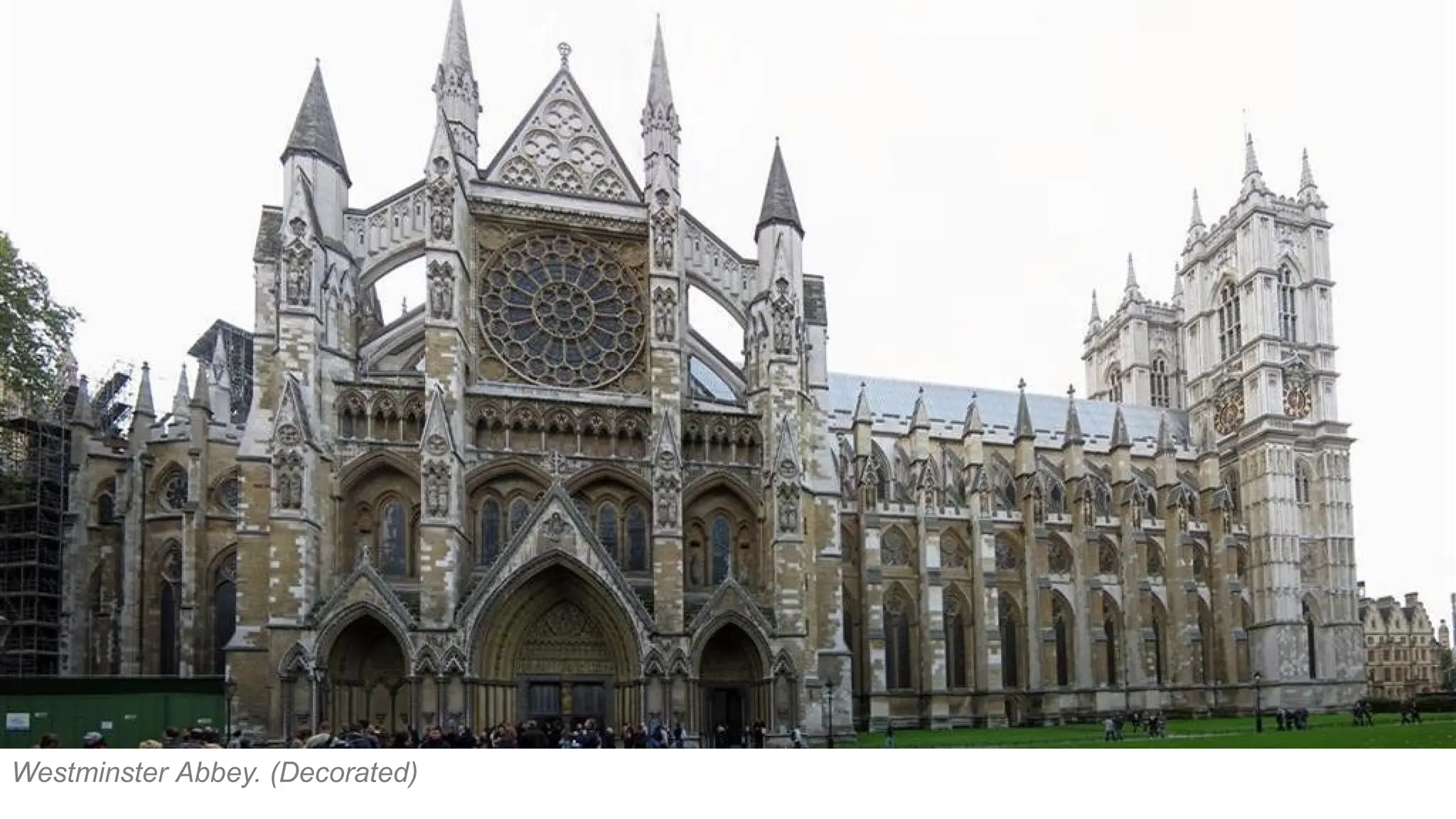 Westminster Abbey. (Decorated)
 
