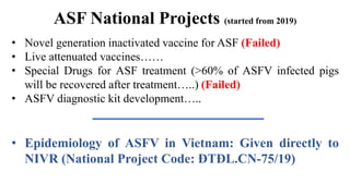 Molecular Epidemiology and Genetic Variants of African Swine Fever ...