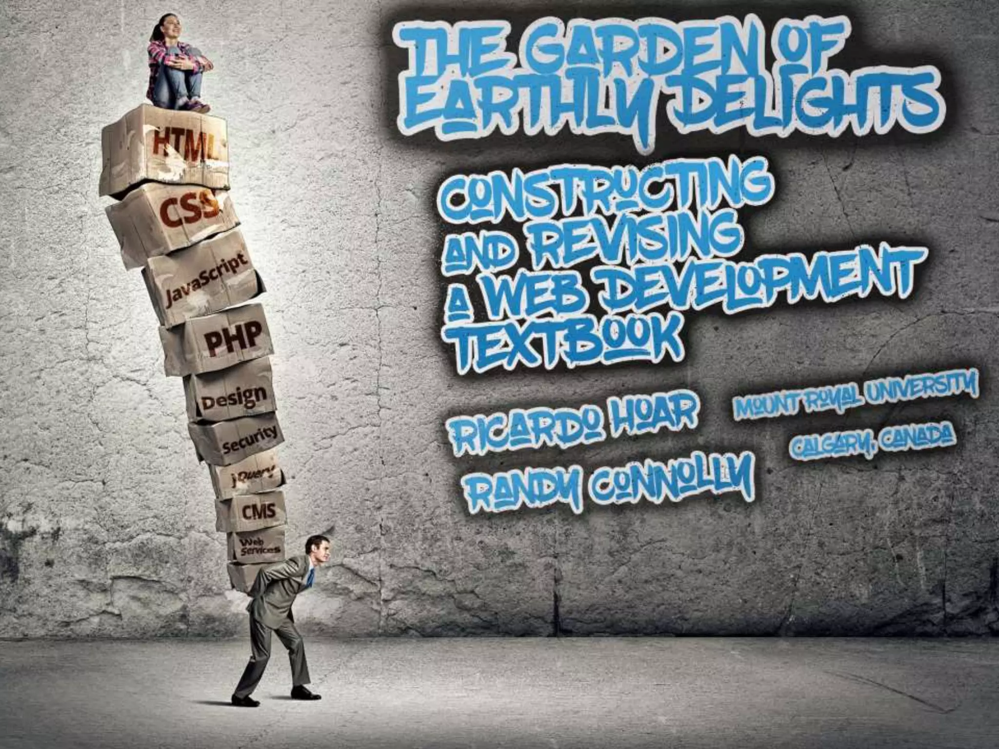 Constructing and revising a web development textbook