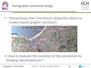 Color and textures interpolation for homogeneous sliding between orthoimagery and vector data (Charlotte Hoarau)