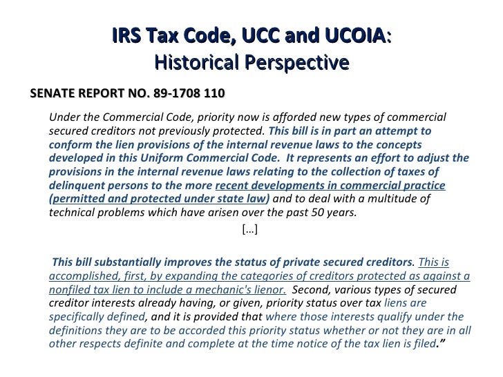 Hoa And Irs Lien Priority Issues