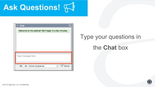 2016 © AppFolio, Inc. Confidential.
Ask Questions!
Type your questions in
the Chat box
 