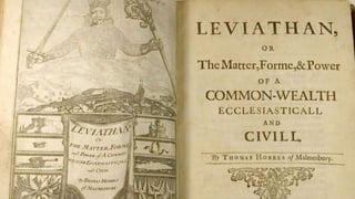 z
Biografía
So obra más notable es el Leviatán, publicado en inglés en 1651, y en latín en
1670. Fue esta obra la que le aseguró su fama como pensador.
 