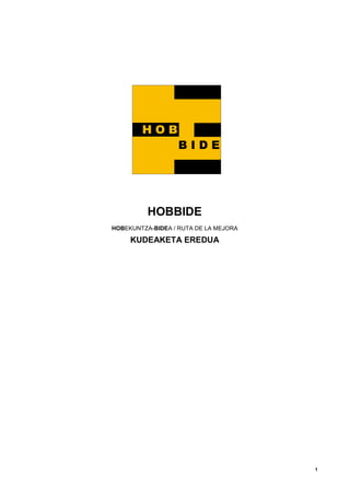 HOBBIDE
HOBEKUNTZA-BIDEA / RUTA DE LA MEJORA

     KUDEAKETA EREDUA




                                       1
 