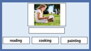 reading paintingcooking