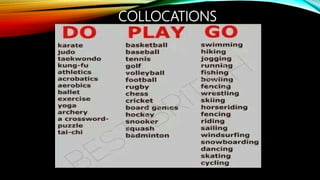 COLLOCATIONS
 