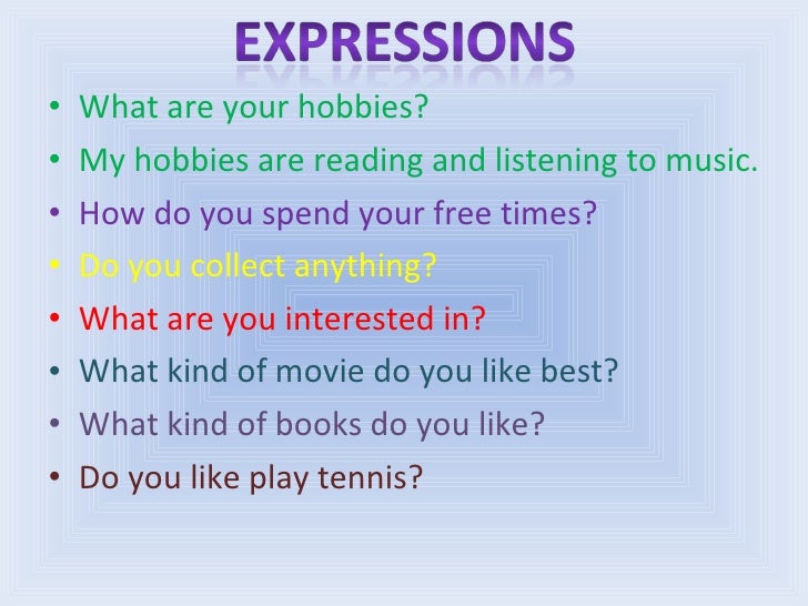 hobbies and sports what is your hobbies