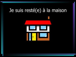 Je suis resté(e) à la maison 
