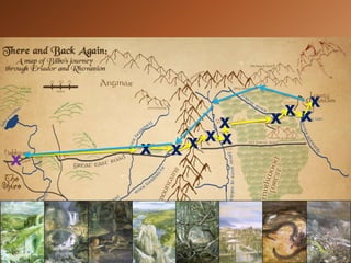 The Hobbit Mapping Bilbo's Journey