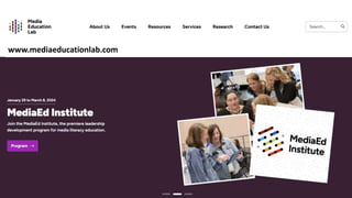 www.mediaeducationlab.com
 