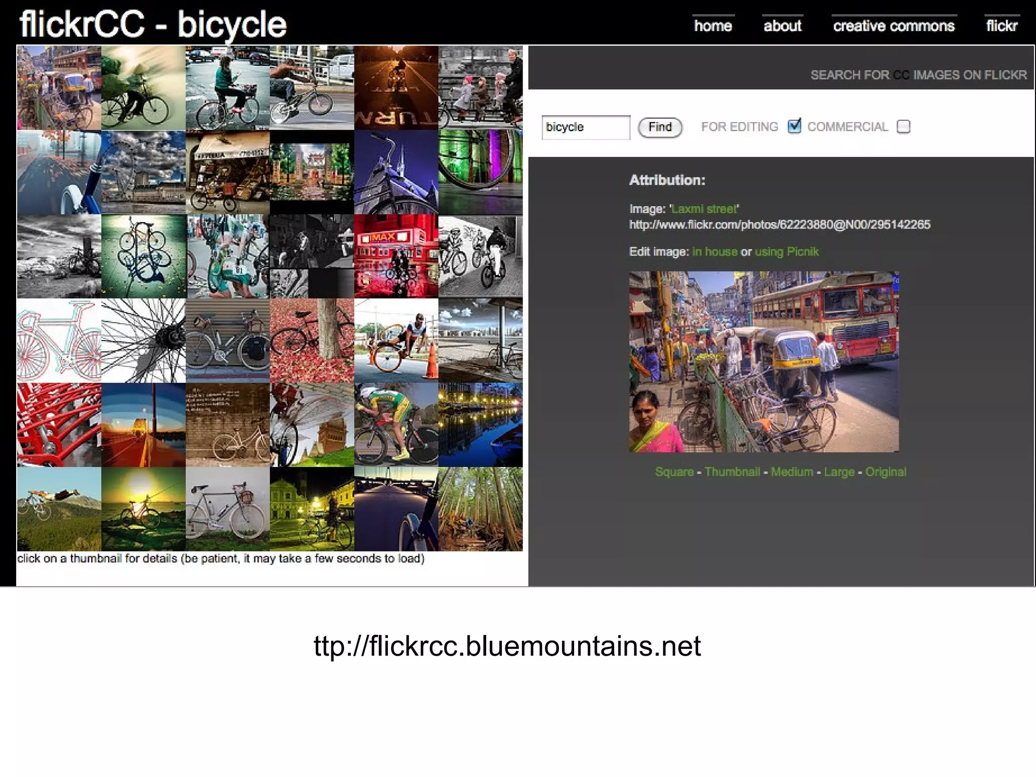 ttp://flickrcc.bluemountains.net 