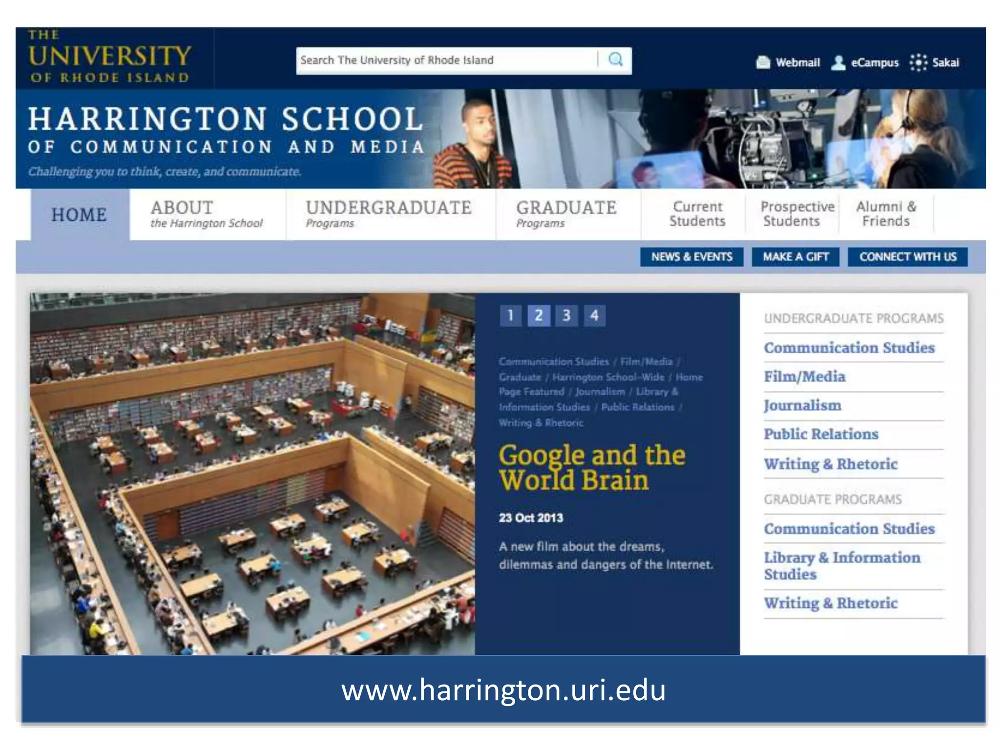 www.harrington.uri.edu
 