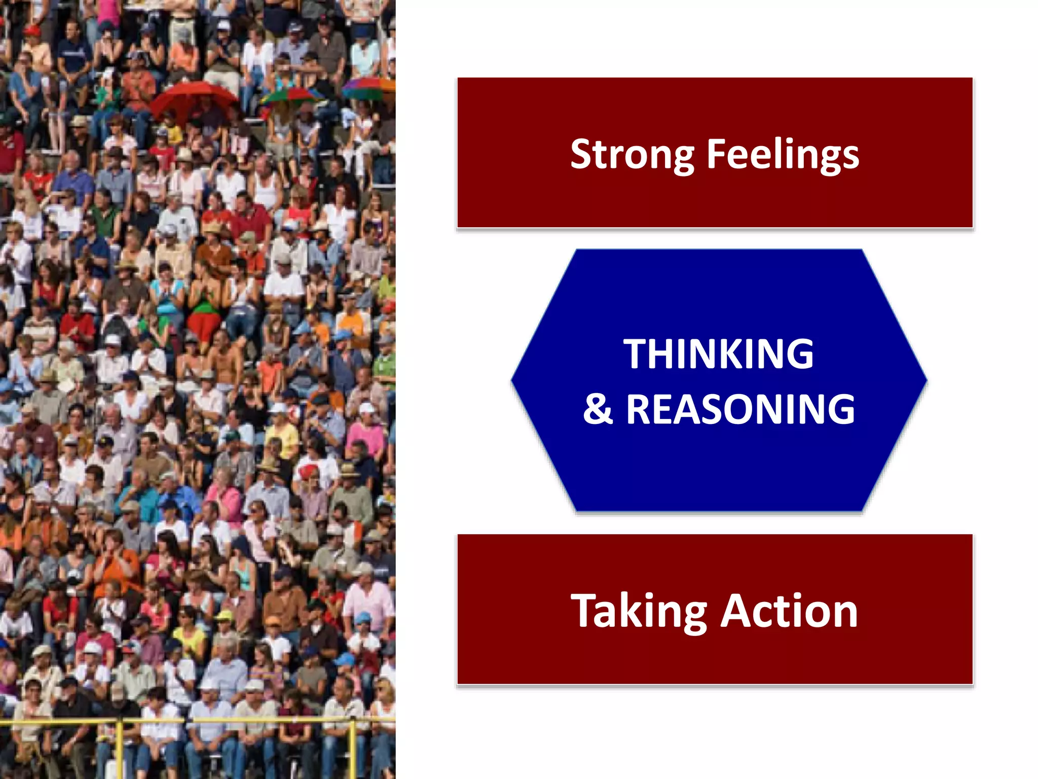 Strong Feelings
Taking Action
THINKING
& REASONING
 