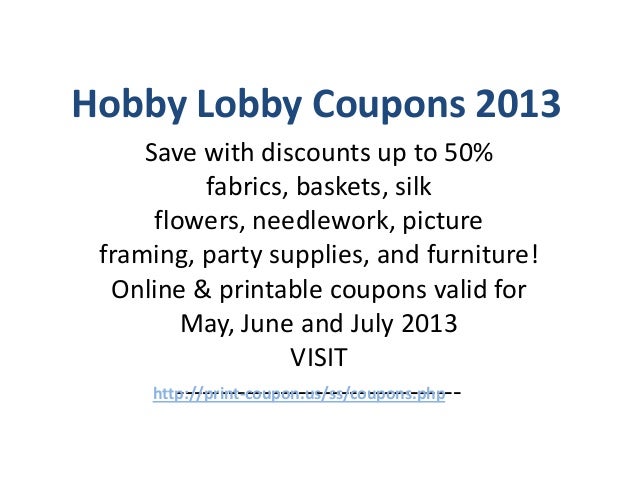 Hobby lobby coupon hobby lobby