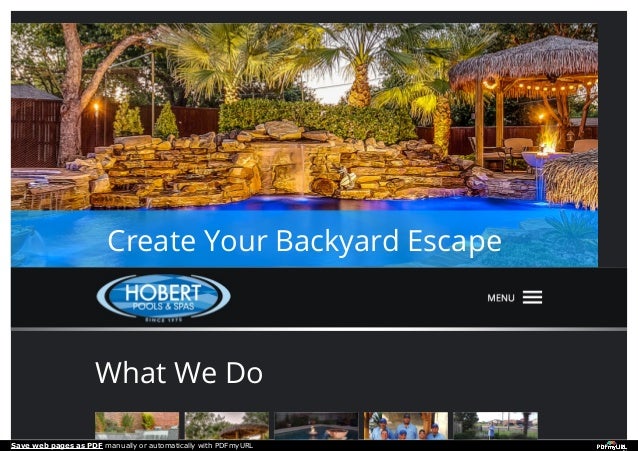 Hobert Pools Spas