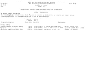 Hoboken BOE Budget 2009 Part 1 of 4
