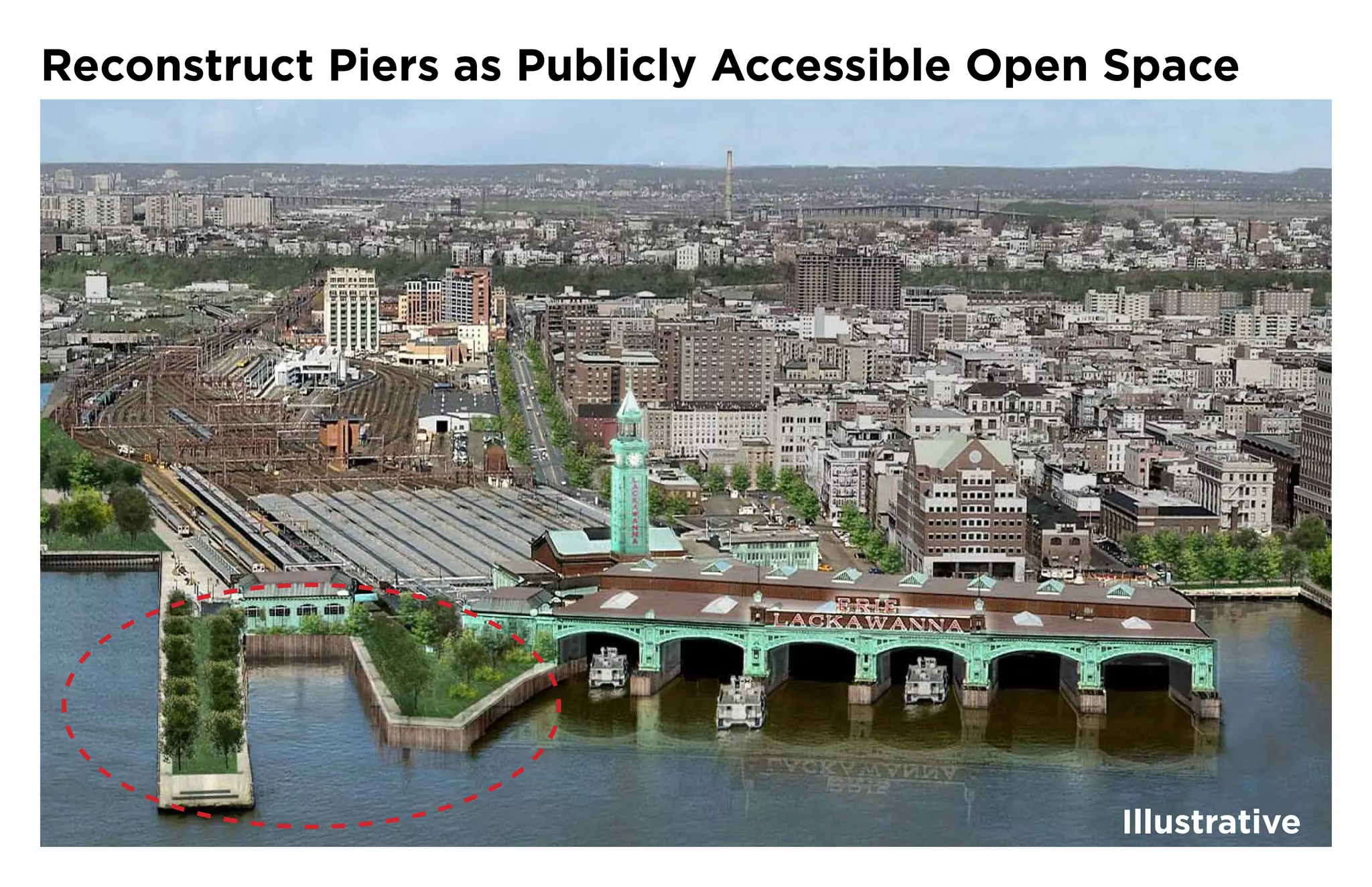 Reconstruct Piers as Publicly Accessible Open Space




                                             Illustrative
 