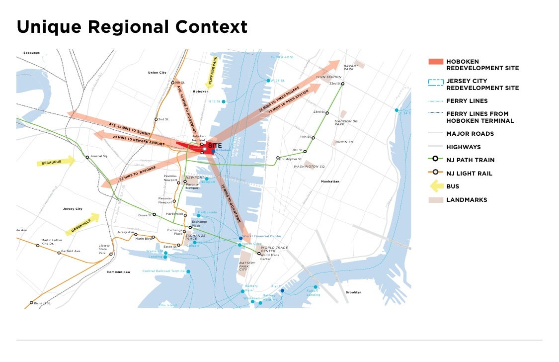Hoboken Terminal And Railyard Redevelopment Plan