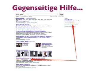 Gegenseitige Hilfe...
 