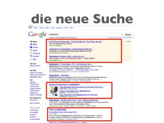 die neue Suche
 