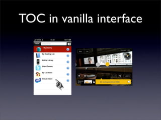 TOC in vanilla interface
 