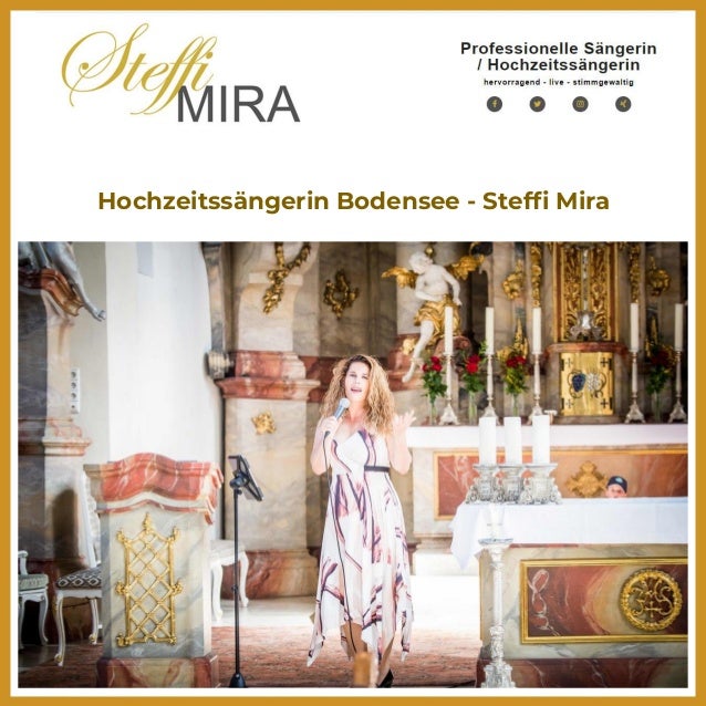 Hochzeitssängerin Bodensee - Steffi Mira
 